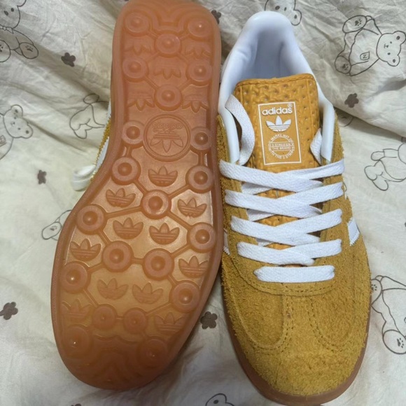 Adidas Mustard Suede Sneakers - Picture 6 of 6
